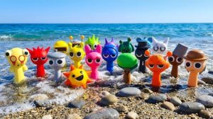 МЫ ДУМАЛИ, ЧТО ПЛЯЖ БЕЗОПАСЕН… ПОКА НЕ ОТКОПАЛИ СПРУНКИ! 🌊😱 SPRUNKI НА ПЛЯЖЕ В РЕАЛЬНОЙ ЖИЗНИ