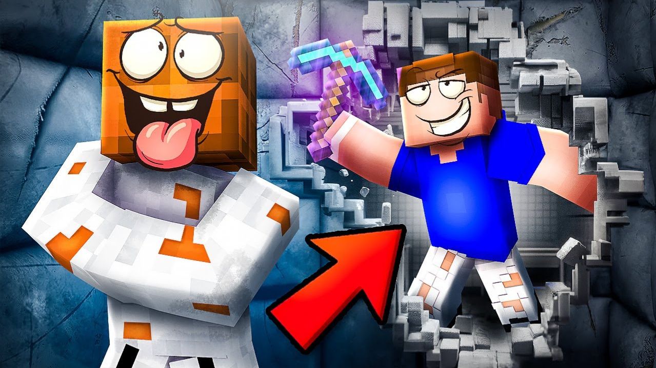 7 БЕЗУМНЫХ СПОСОБОВ СБЕЖАТЬ ИЗ ПСИХУШКИ В МАЙНКРАФТ! Minecraft