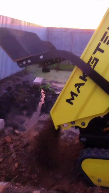 МИНИ-ДУМПЕР МАКСТЕМ ДЛЯ СТРОИТЕЛЬСТВО СВОЕГО ДОМА ЛУЧШИЙ ПОМОЩНИК