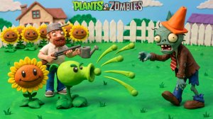 Зомби против растений! Plants vs Zombies ПвЗ PvZ Растения против Зомби Битва прохождение игры