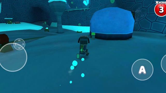 прохожу пещеры котов в Super Bear Adventure