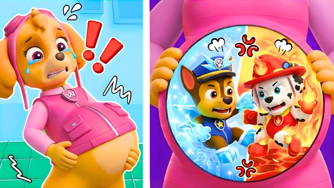 Щенячий патруль и Маршалл. Залипательное видео. Мультфильм для детей и малышей. Анимация 405