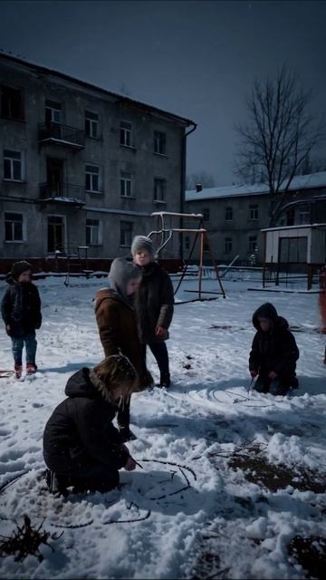 Забытые мечты детства в безмолвной зиме #детство #печаль #одиночество