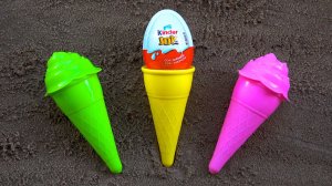 Мультики для для детей и Песенки для малышей | Игрушки Киндер Сюрпризы и Мороженое