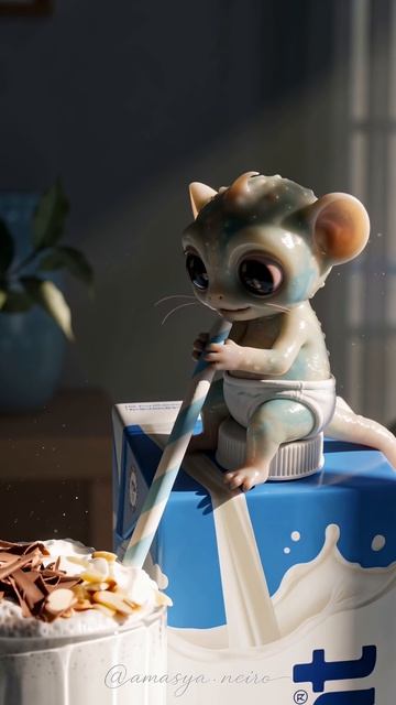 Немного молока, немного магии… и один очень довольный малыш 💙