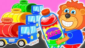Маша и Леопольд. Грузовики - Мультик для детей