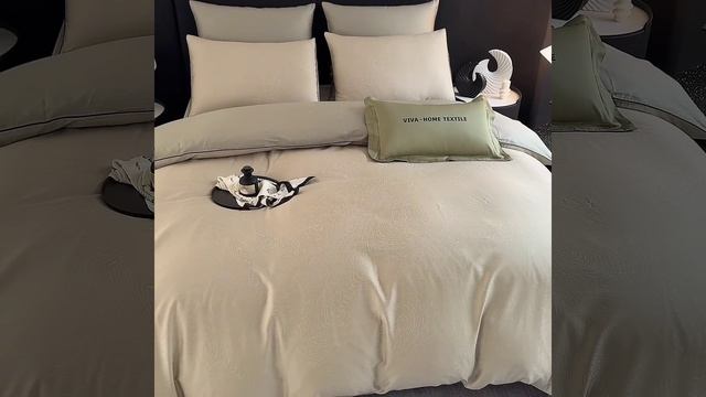 Комплект постельного белья на резинке Сатин-Жаккард Тессоро «Древесная нежность»