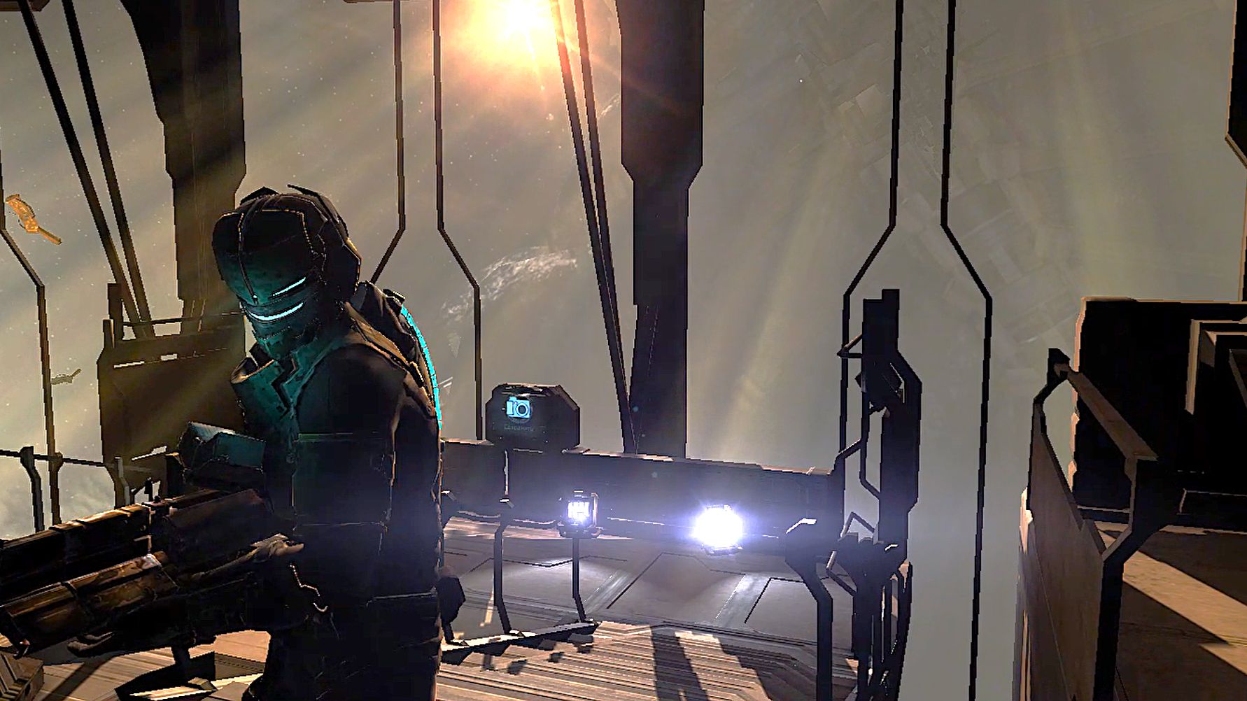 Dead Space™ 2 На тяжёлом уровне, капитанский мостик, горнодобывающий объект на Титане (11)