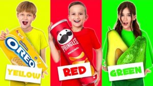 Ешьте еду только одного цвета в течение 24 часов!