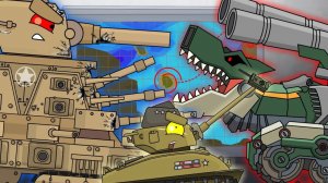 Ловушка для Монстров  Танкозила vs Патриота кв44 - Мультики про танки