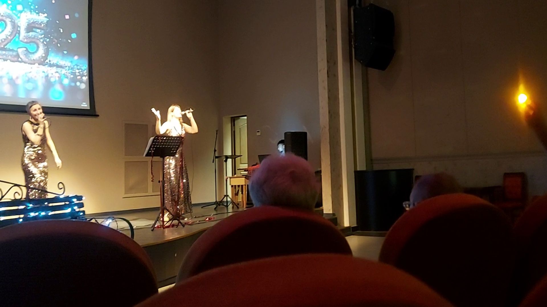 Концерт женского дуэта в санатории "Виктория". Композиция "Самый лучший день" (05.01.25)