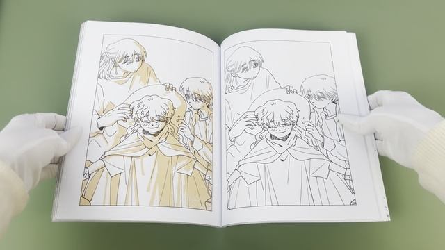 Дам из леса. Раскраска по вебтуну