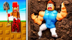 КОПАЙ, ЧТОБЫ СТАТЬ ГИГАНТОМ!😱 ХУДОЙ ПРОТИВ ОГРОМНОГО ЧЕЛЛЕНДЖ В РОБЛОКС!