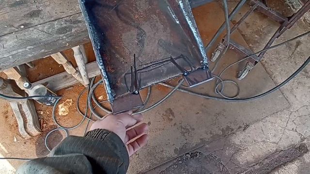 самодельный ковш на экскаватор. самодельный минитрактор