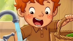 Антоша с лукошком