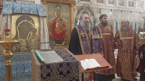 Проповедь владыки Гурия после молебного пения пред Табынским образом