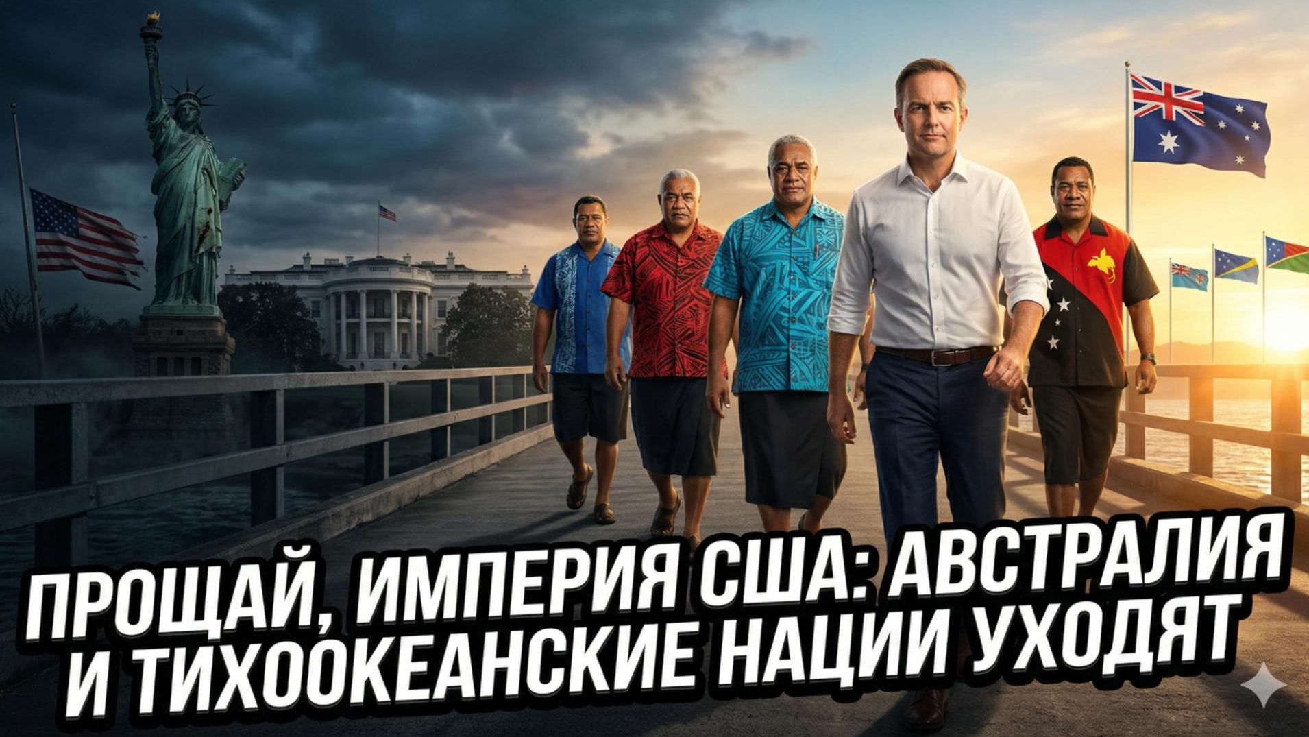 🚨Верн Хьюз | Прощай, империя: Австралия и Тихий океан уходят от США