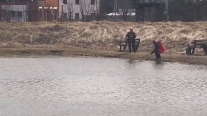 поимка форели