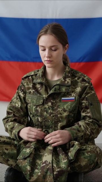 Служба и преданность: жизнь военнослужащей #армия #Россия #женщина
