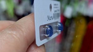 Пусеты в серебре - натуральные камни премиум!!!