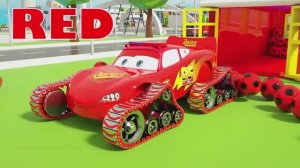 Мультики для детей машинки Маккуин грузовик Мак и уличные автомобили Сборка шин для футбольных мячей