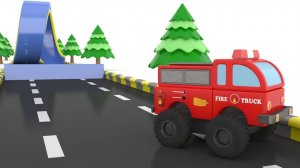 Детские цвета с транспортными средствами детские цвета автомобилей парковка транспортных средств