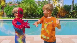 Дети становится супергероями весёлые приключения для детейх