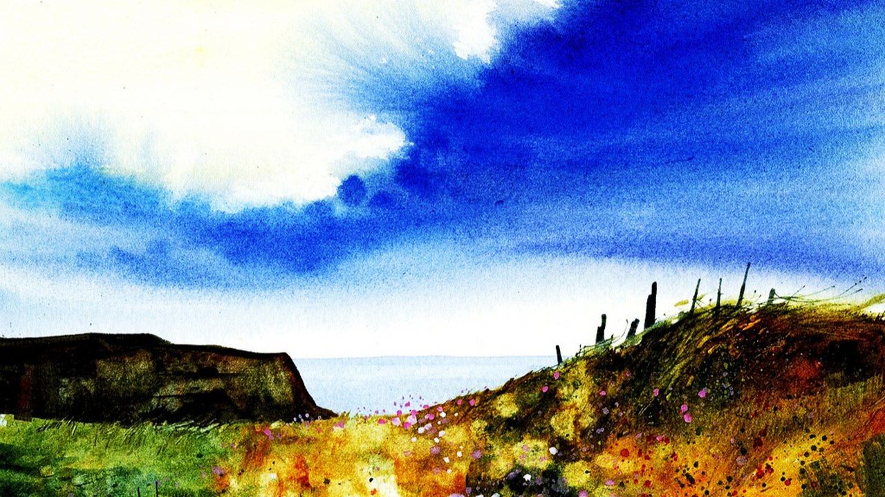 Акварельные пейзажи художника Пола Стивена Бейли