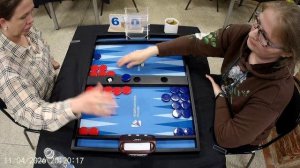 Короткие нарды. Чемпионат Челябинской области. Женщины. Финал. Е.Дроздова - К.Нагаева