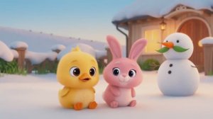 Первый снеговик