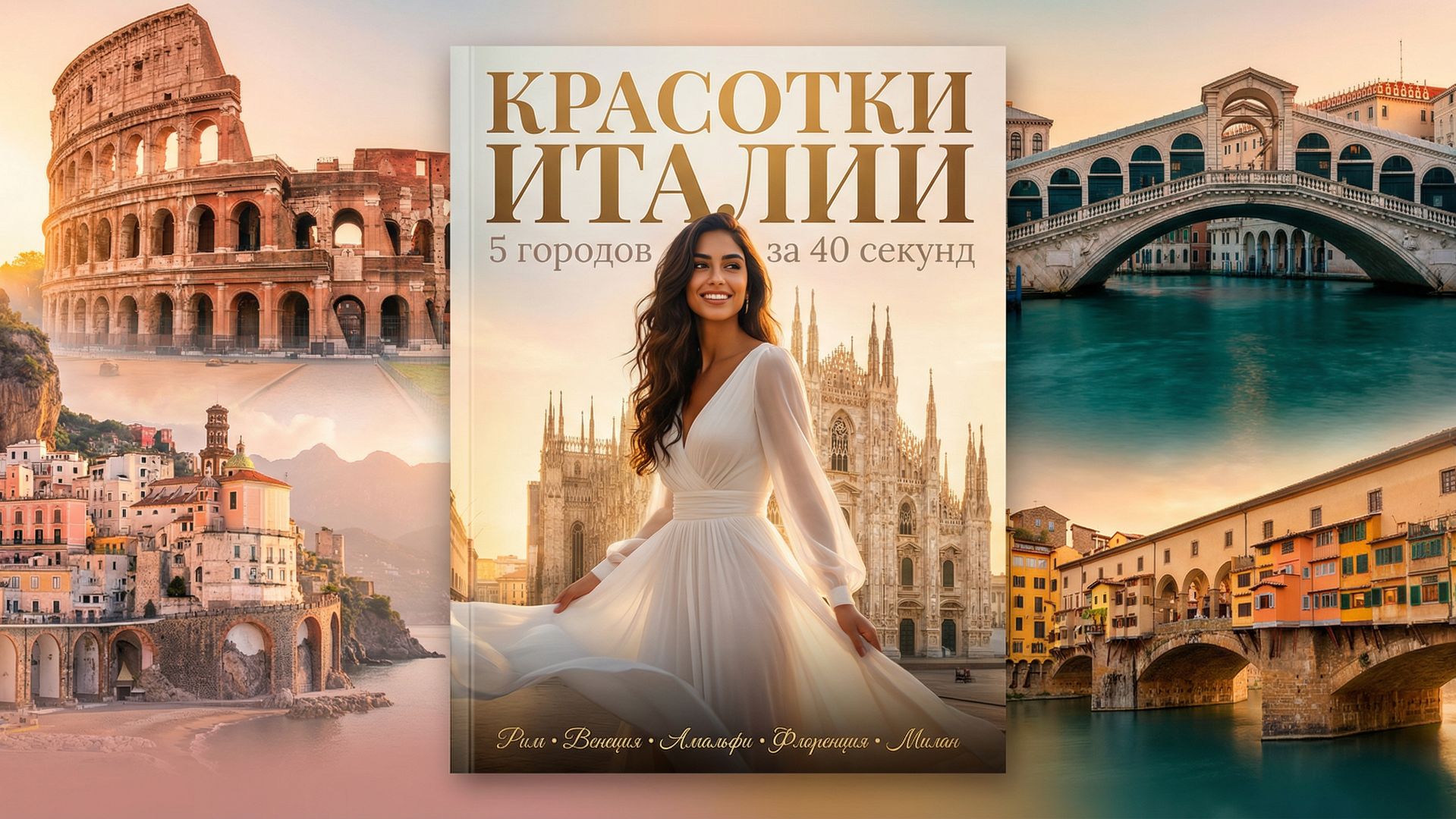 Красотки Италии: 5 городов за 40 секунд