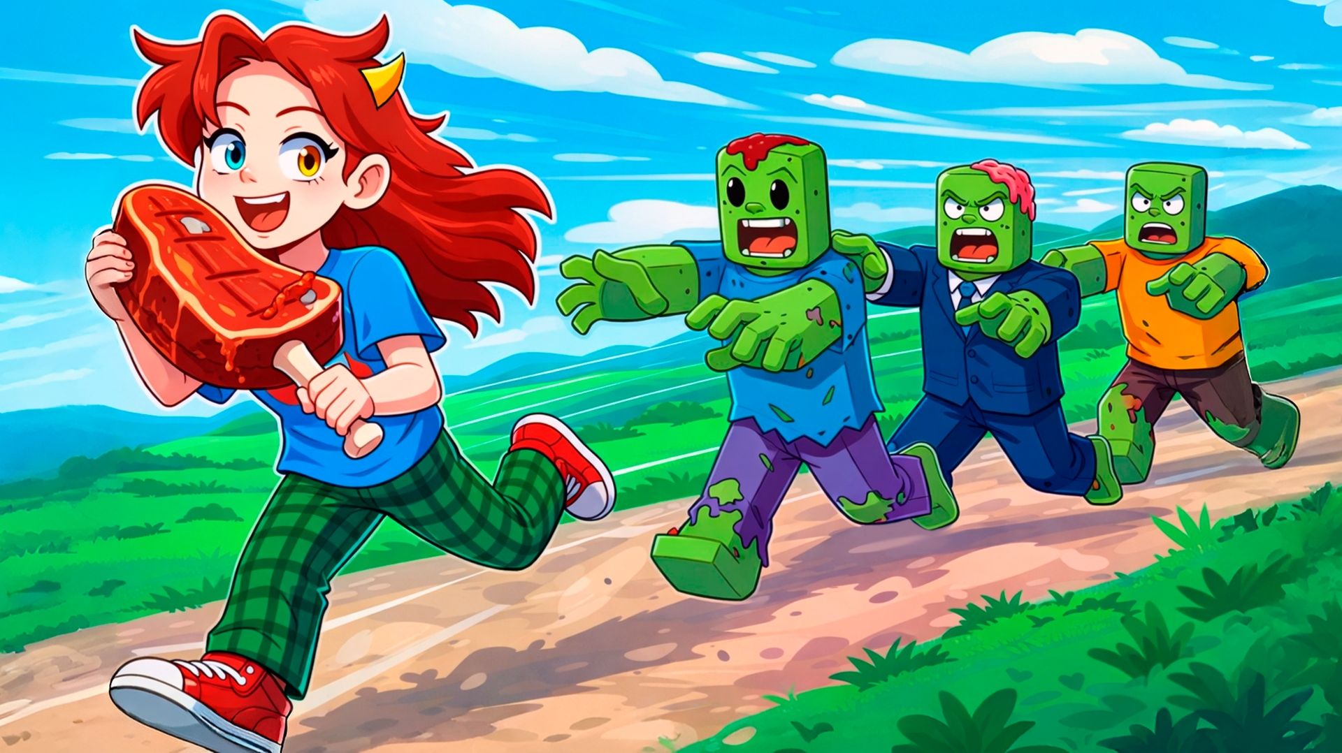 😱ДОБЫТЬ ЕДУ в ЗОМБИ АПОКАЛИПСИС в РОБЛОКС