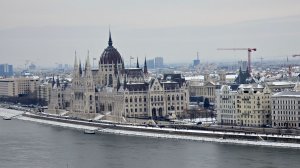 Зимний  Будапешт Венгрия - один день круиза по Дунаю