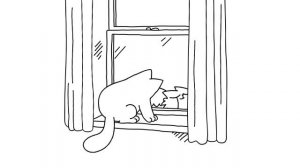 Simon's Cat 2026 Bingo Card - Caturday Film Club