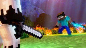 Последний Бой Херобрина и Существа 303 - Майнкрафт Мультики