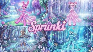 🎶💎 СПРУНКИ КРИСТАЛЬНЫЙ САД — МУЗЫКА ОТ ДЕВОЧЕК СПРУНКИ ✨ SPRUNKI АНИМАЦИЯ