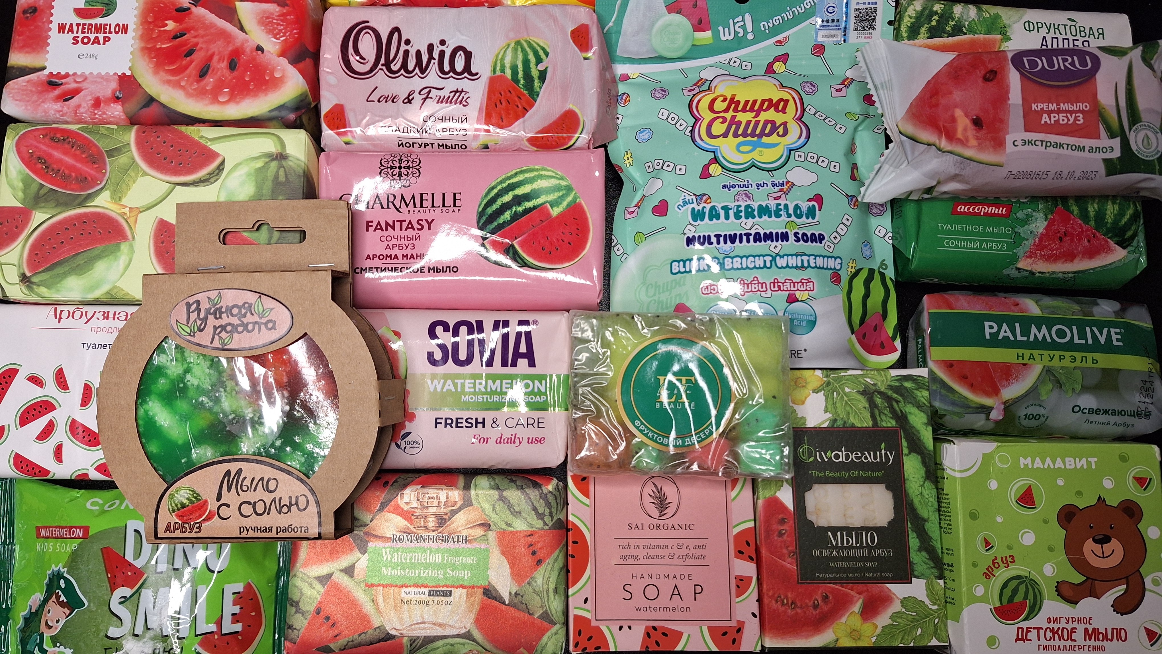 🍉Распаковка мыла с арбузным ароматом🍉
Unboxing Watermelon-scented Soap🍉