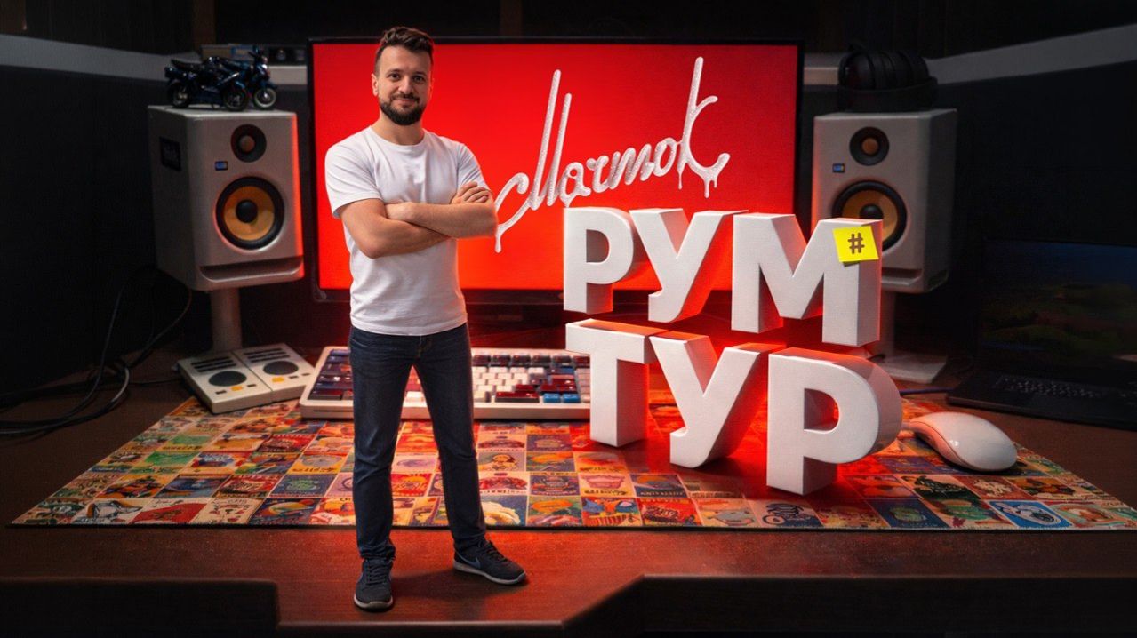 🍿 Обзор Моего Рабочего Места 🎙️🖥️ (конфиг ПК, список девайсов и пр.) MARMOK