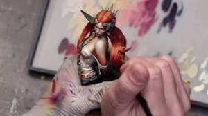 Потрясающие натуральные рыжие волосы.