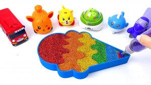 Мультфильмы для малышей. Мультики для детей. Новые игрушки. Слаймы. Звуки. АСМР