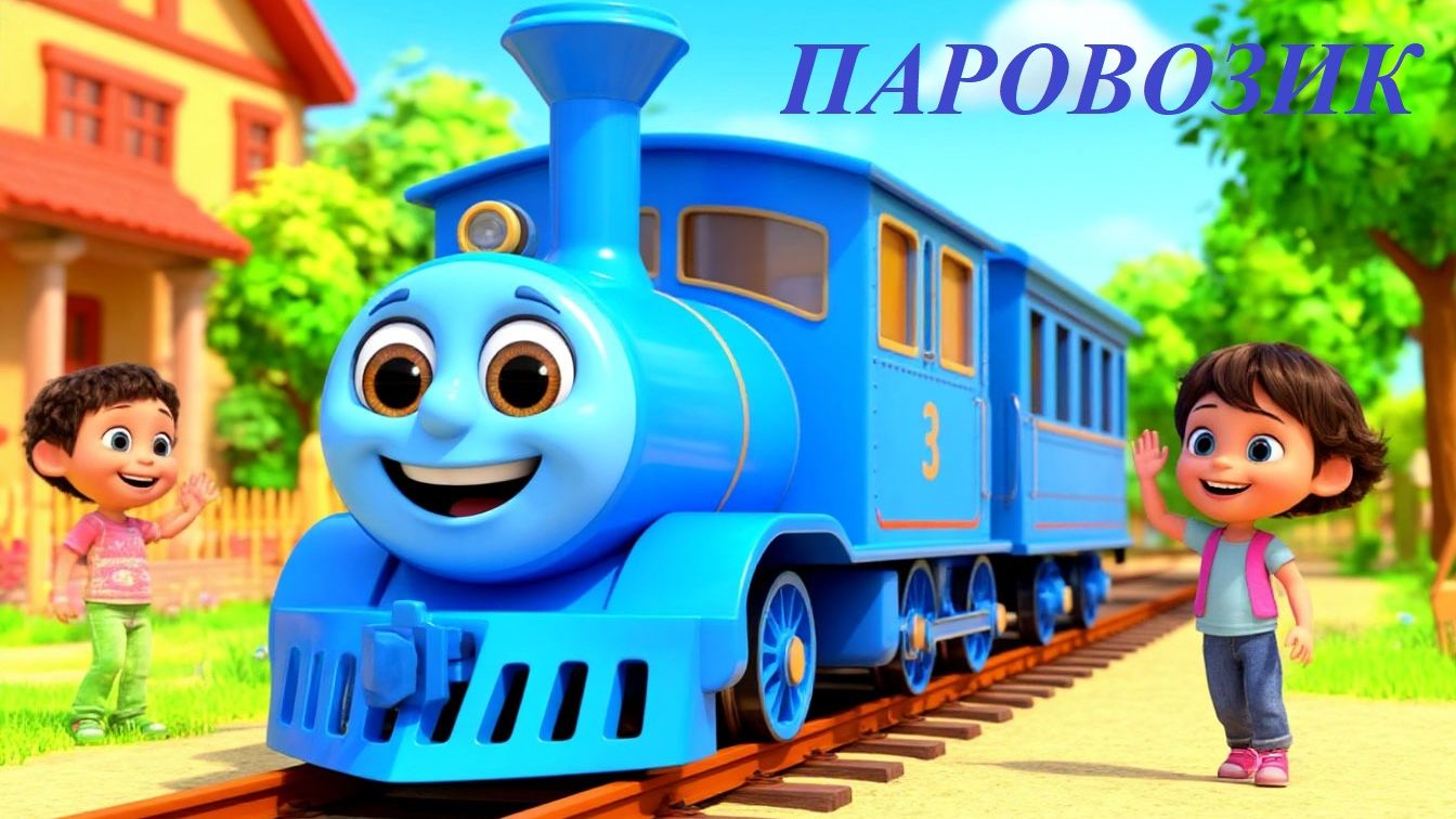  Паровозик ЧУХ-ЧУХ. Песенка которую поют ВСЕ дети