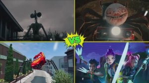 СИРЕНОГОЛОВЫЙ И МОЛНИЯ МАКВИН ЭКЗЕ ПРОТИВ ЧУ ЧУ ЧАРЛЬЗА ГЕРОИ МУЛЬТИКОВ 📢🏎️🚂