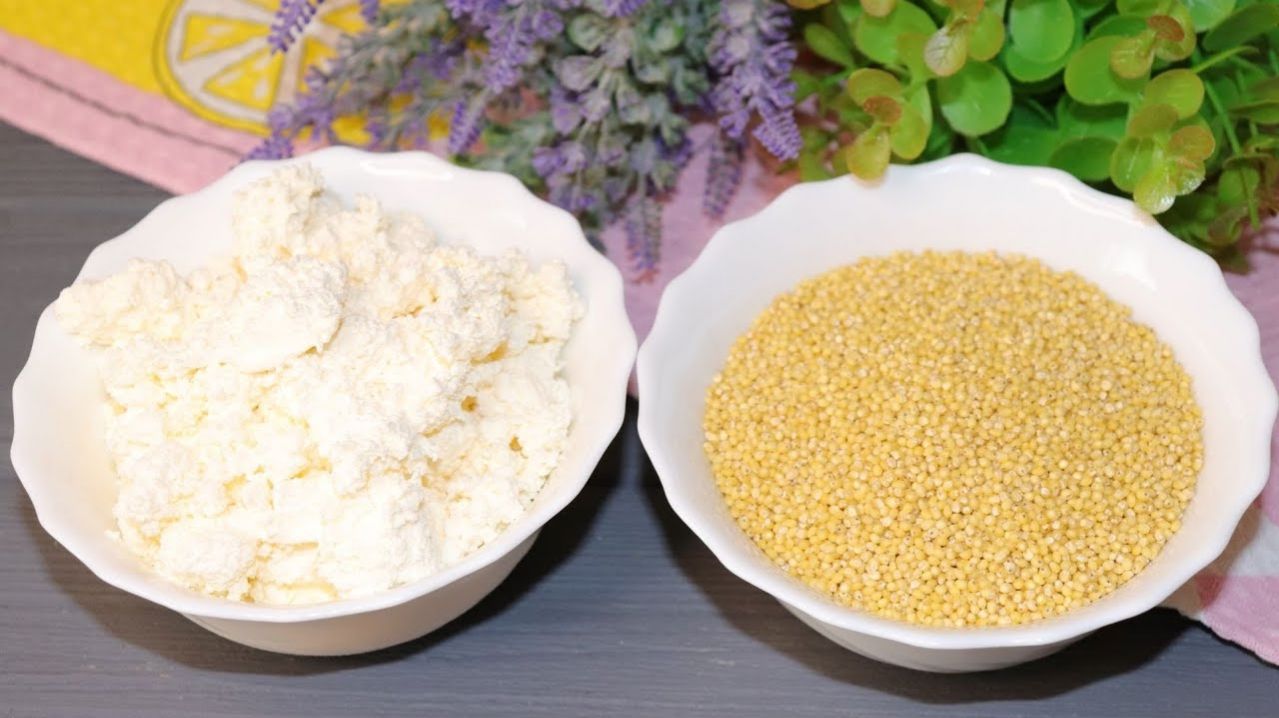 Из пшена и творога можно приготовить вкуснятину. Посмотрите, как это легко!