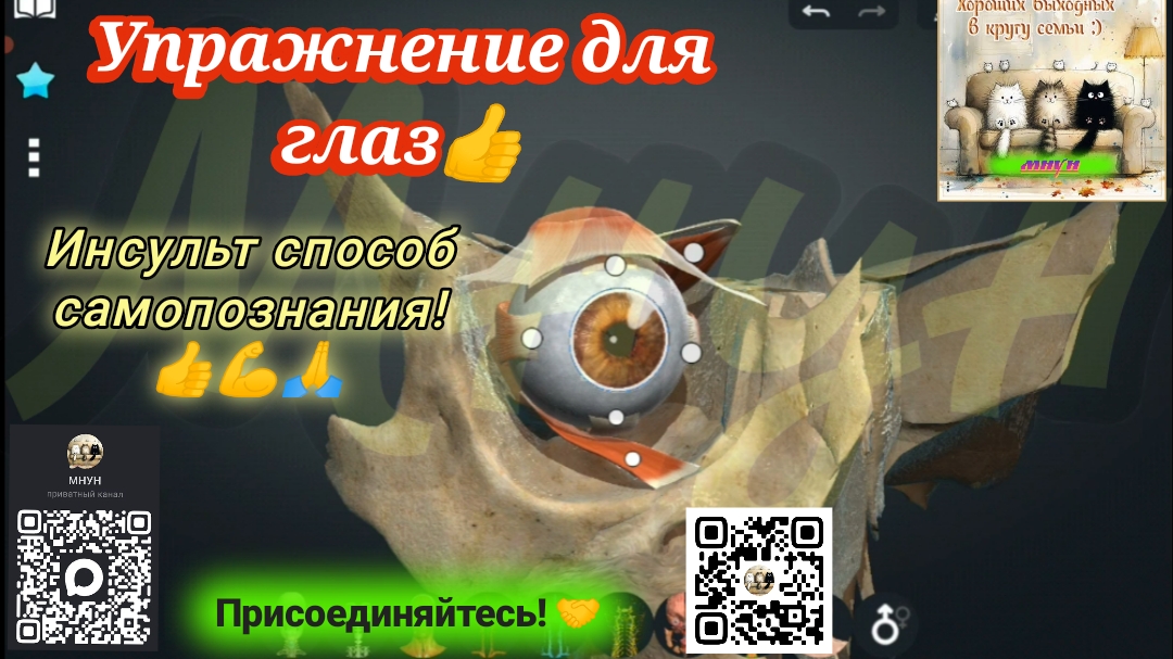 Упражнение для глаз!
