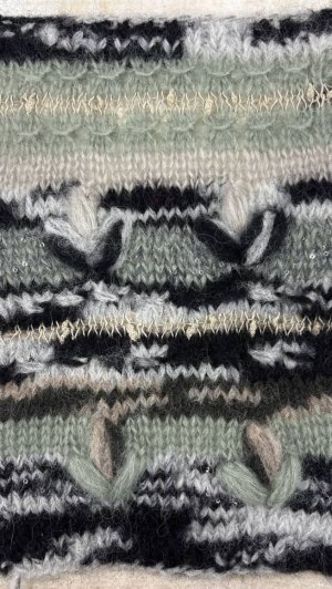 Kumara - Authentic рубаха со льном - цветочный кардиган - жилет Jewel