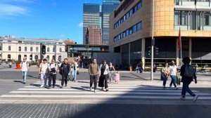 Осло Норвегия 2026 Весенняя прогулка по центру города от Оперного театра до Королевского дворца