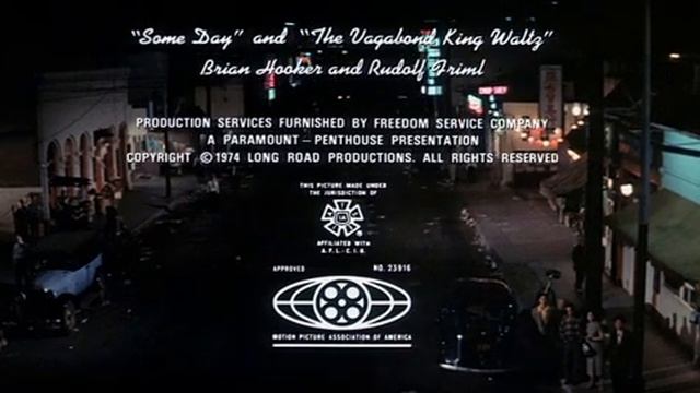Paramount Pictures 1974 closing