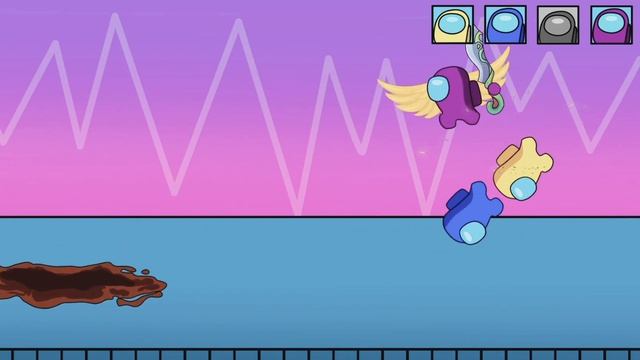 Амогусы против хоррор мобов и капучино балерина анимация