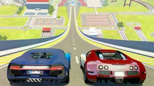 Прыжки с большой рампы на машинах. Яркие Мультики для детей. Детские мультики смотреть