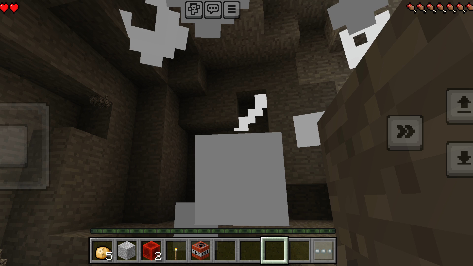 взрываем пещеры в Майнкрафте!